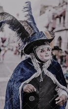 Load image into Gallery viewer, Mexican carnival dancer wearing traditional folk costume and mask