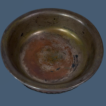 Load image into Gallery viewer, Mongolian Antique  Burl Gem Studded Silver Bowl
