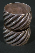 Load image into Gallery viewer, Moroccan Solid Silver Spiral Design Bangle Collection
