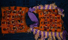 Load image into Gallery viewer, Up cycled Moroccan Camel bag as  Beach, Diaper  or Week End Hand Bag
