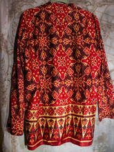 Load image into Gallery viewer, Ralph Lauren Silk Ikat Smock Blouse
