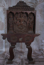 Load image into Gallery viewer, Carved Wood Kavadi  Panel 19th C
