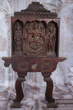 Load image into Gallery viewer, Carved Wood Kavadi  Panel 19th C
