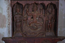 Load image into Gallery viewer, Carved Wood Kavadi  Panel 19th C
