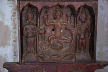 Load image into Gallery viewer, Carved Wood Kavadi  Panel 19th C
