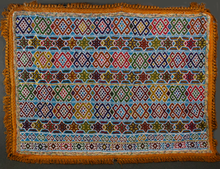 Load image into Gallery viewer, Pashtune Beaded Antique Panel from Afghanistan
