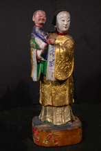 Load image into Gallery viewer, Chinese Export Figure,  Mother and Son
