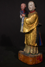 Load image into Gallery viewer, Chinese Export Figure,  Mother and Son
