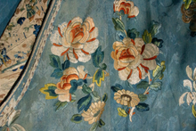 Load image into Gallery viewer, Chinese  Mandarin Powder Blue Silk Antique  Robe with Forbidden Knot Design
