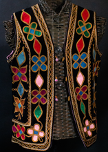 Load image into Gallery viewer, Afghanistan Vest with Velvet Applique

