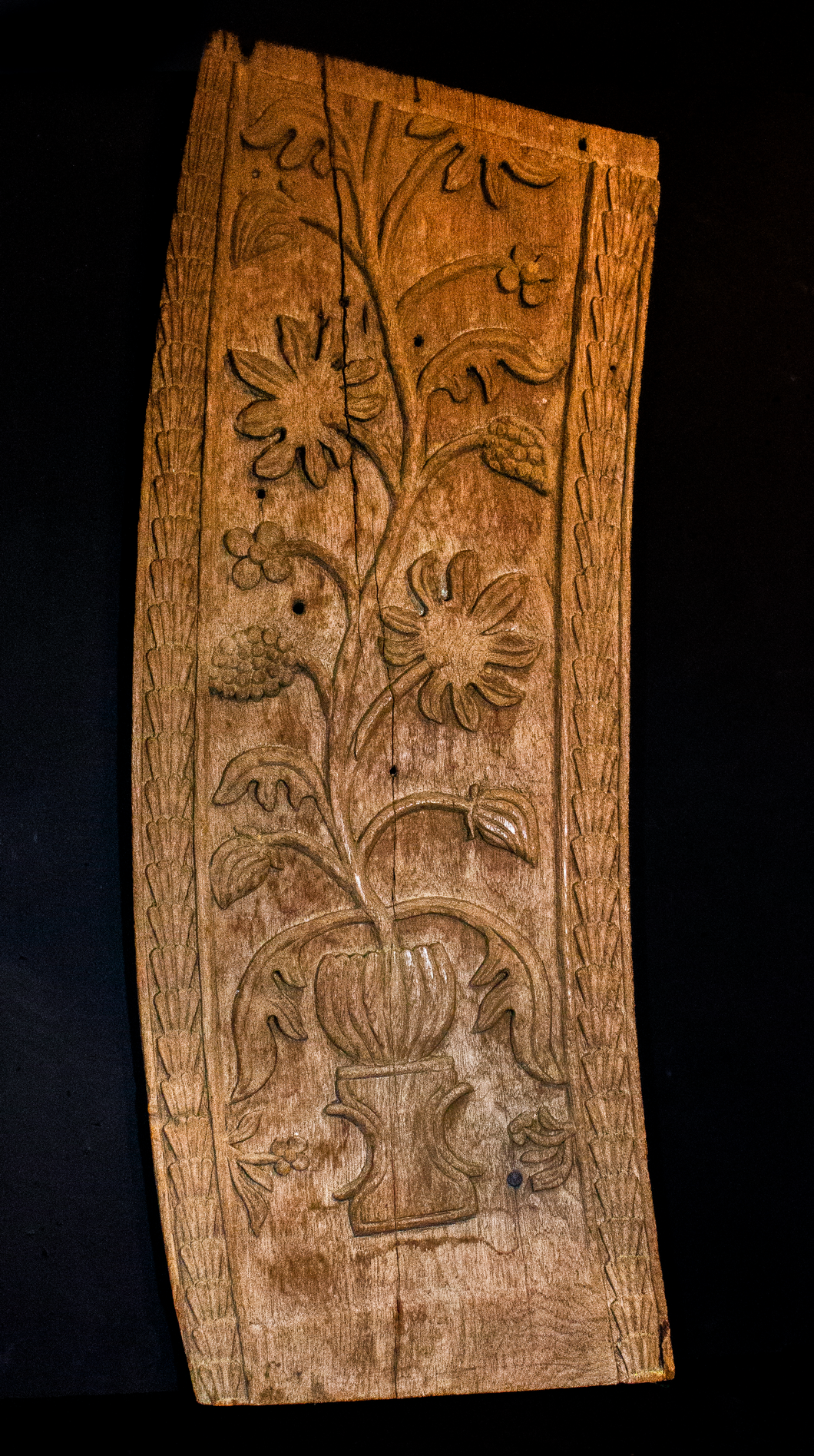 Mughal Wood  Architectural  Panel