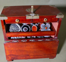 Load image into Gallery viewer, Miniature Korean Wood Jewelry Chest
