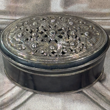 Load image into Gallery viewer, South East Asian Silver  Betel /Lime Box.
