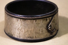 Load image into Gallery viewer, Silver over Bakelite cuff from India.
