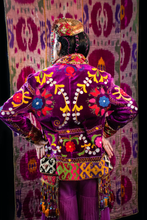 Load image into Gallery viewer, Uzbekistan Embroidery Velvet Jacket
