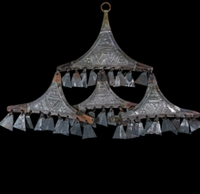 Load image into Gallery viewer, Silver Antique Tuareg Tera Pendant
