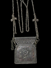 Load image into Gallery viewer, Koran Case on Original Chain  of Silver from Morocco
