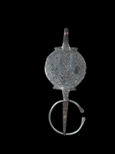 Load image into Gallery viewer, Silver Fibula Collection on Leather Thongs
