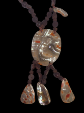 Load image into Gallery viewer, Japanese Abalone and Ojime bead necklace

