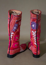 Load image into Gallery viewer, Suede embroidery Vintage Boots
