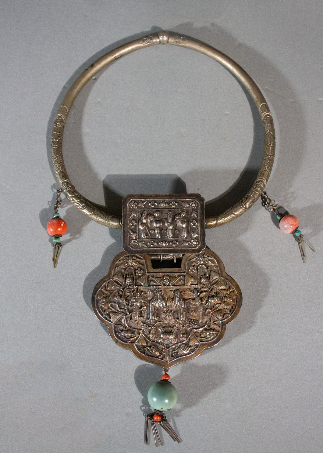 Mongolian /Chinese Lock Necklace