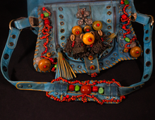 Load image into Gallery viewer, Boho Amber Ornamented Handbag
