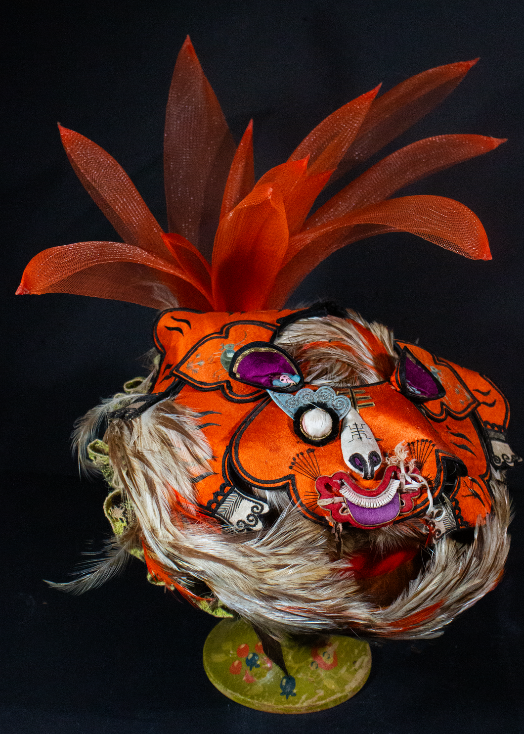 Up-cycled Tiger Hat, created by Atelier Carpe Diem