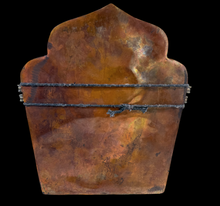 Load image into Gallery viewer, Silver and Copper Massive Tibetan "House" Gau with  Tsatsas

