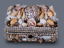 Load image into Gallery viewer, Grotto  Style Vintage Shell Encrusted Jewelry  Box Collection
