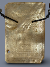 Load image into Gallery viewer, Seljuk Period Shell Designer Silver and Carnelian  Necklace
