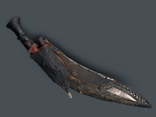 Load image into Gallery viewer, Antique Gurkha Kothimora Khukuri (Kukri)  with Silver and Turquoise

