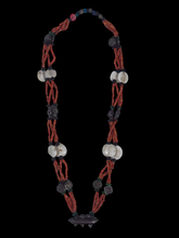 Load image into Gallery viewer, Tajik Coral and Silver Necklace Collection
