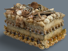 Load image into Gallery viewer, Grotto  Style Vintage Shell Encrusted Jewelry  Box Collection

