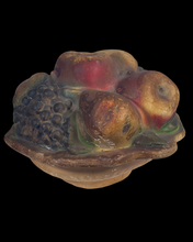 Load image into Gallery viewer, Early 19th c Chalk Ware Fruit Basket with Original Paint
