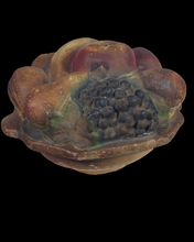 Load image into Gallery viewer, Early 19th c Chalk Ware Fruit Basket with Original Paint
