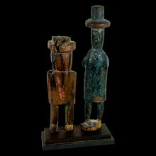 Load image into Gallery viewer, A Rare Pair of Carved and Polychromed  Guna  Nudsu Figures Panama
