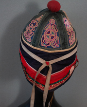 Load image into Gallery viewer, Chinese Minority Headdress with Applique and Embroidery
