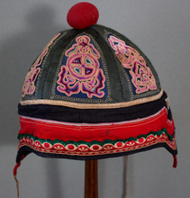 Load image into Gallery viewer, Chinese Minority Headdress with Applique and Embroidery
