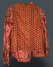 Load image into Gallery viewer, American Rag Embroidered Vest with Indian Mirror Work and Paisley Blouse

