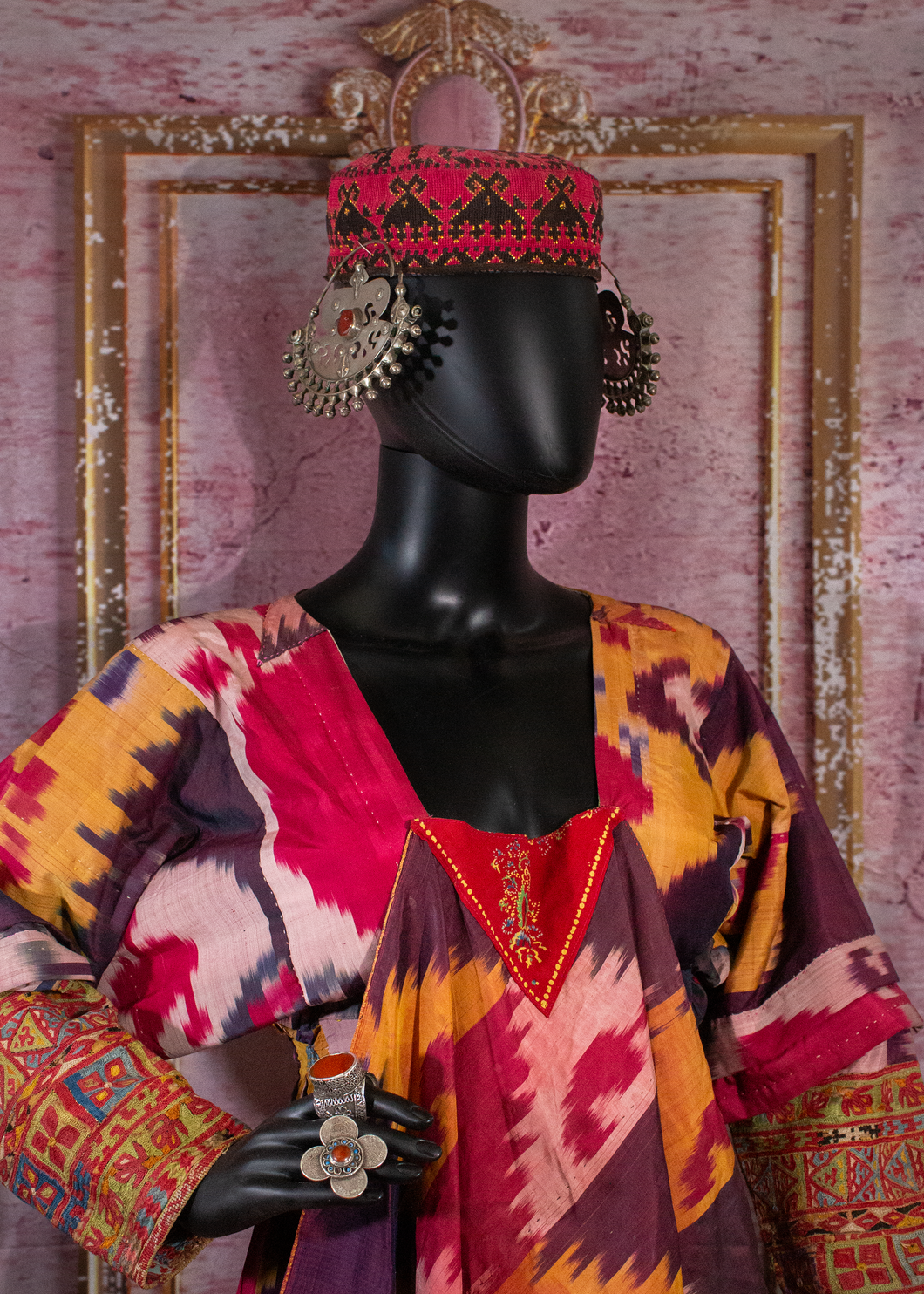 Ikat Coat from Uzbekistan