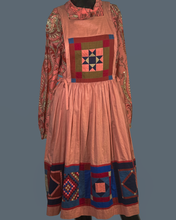 Load image into Gallery viewer, 70's Quilted Pinafore Dress
