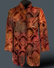Load image into Gallery viewer, Romeo Gigli  Cut Velvet Venetian  Nehru Jacket
