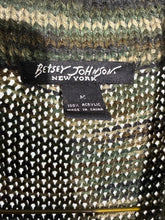 Load image into Gallery viewer, Midi Vintage  Sweater Coat  By Designer  Betsey Johnson
