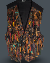 Load image into Gallery viewer, 70's Leather and Cotton Vest
