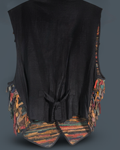 Load image into Gallery viewer, 70's Leather and Cotton Vest
