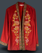 Load image into Gallery viewer, Velvet Embroidered Jacket
