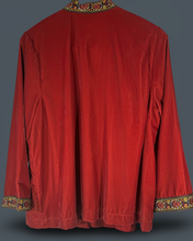 Load image into Gallery viewer, Velvet Embroidered Jacket
