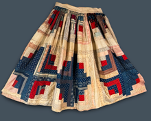Load image into Gallery viewer, Antique Quilted Patched Skirt
