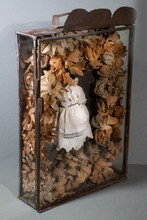 Load image into Gallery viewer, Nicho Spanish Colonial  Diorama  Retablo Glass Eyed Figure
