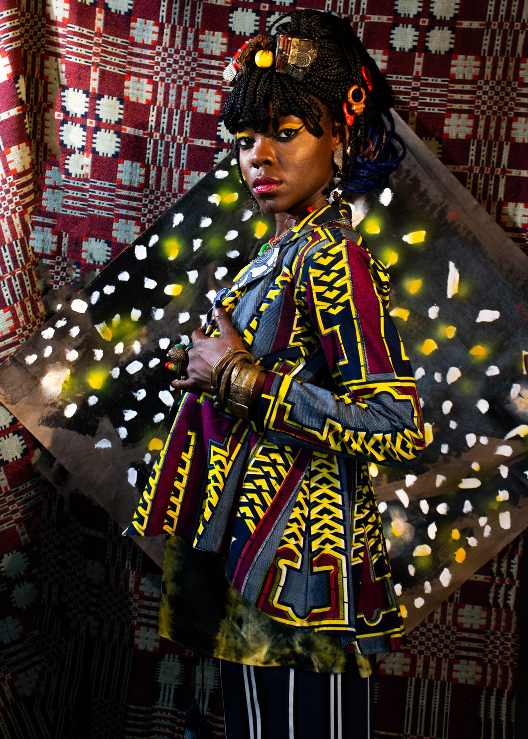 African Print  Reversible Designer Jacket